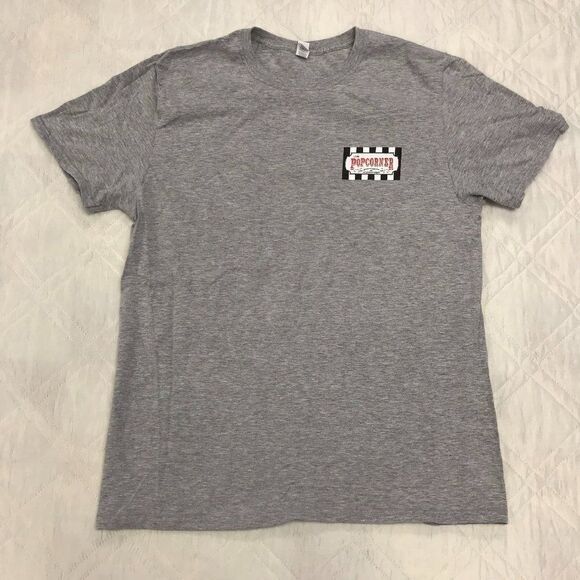 Popcorner Wichita Kansas gray‎ T shirt Large - Picture 1 of 5